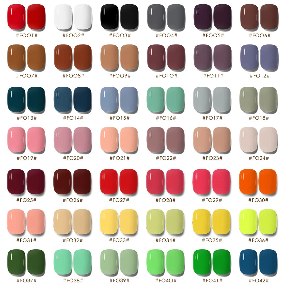 60-120pcs Set 15ml Gel Nail Polish Set  Fall Shine Finish Semi Permanent Glitter Sequins Nail Polish Set Kit Soak Off UV LED